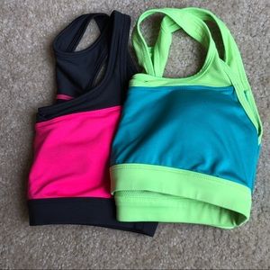 Tek Gear sports bras